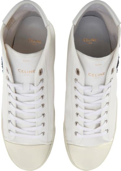 white celine sneakers|celine sneakers high top.